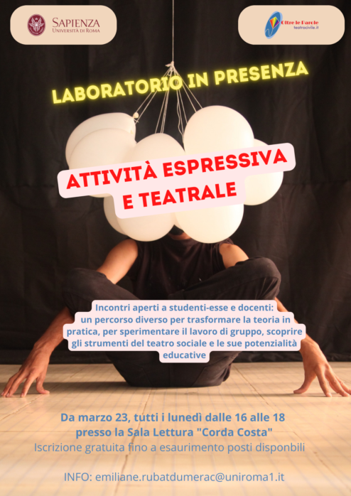 Prendila con filosofia! Laboratorio teatrale  all’Università La Sapienza