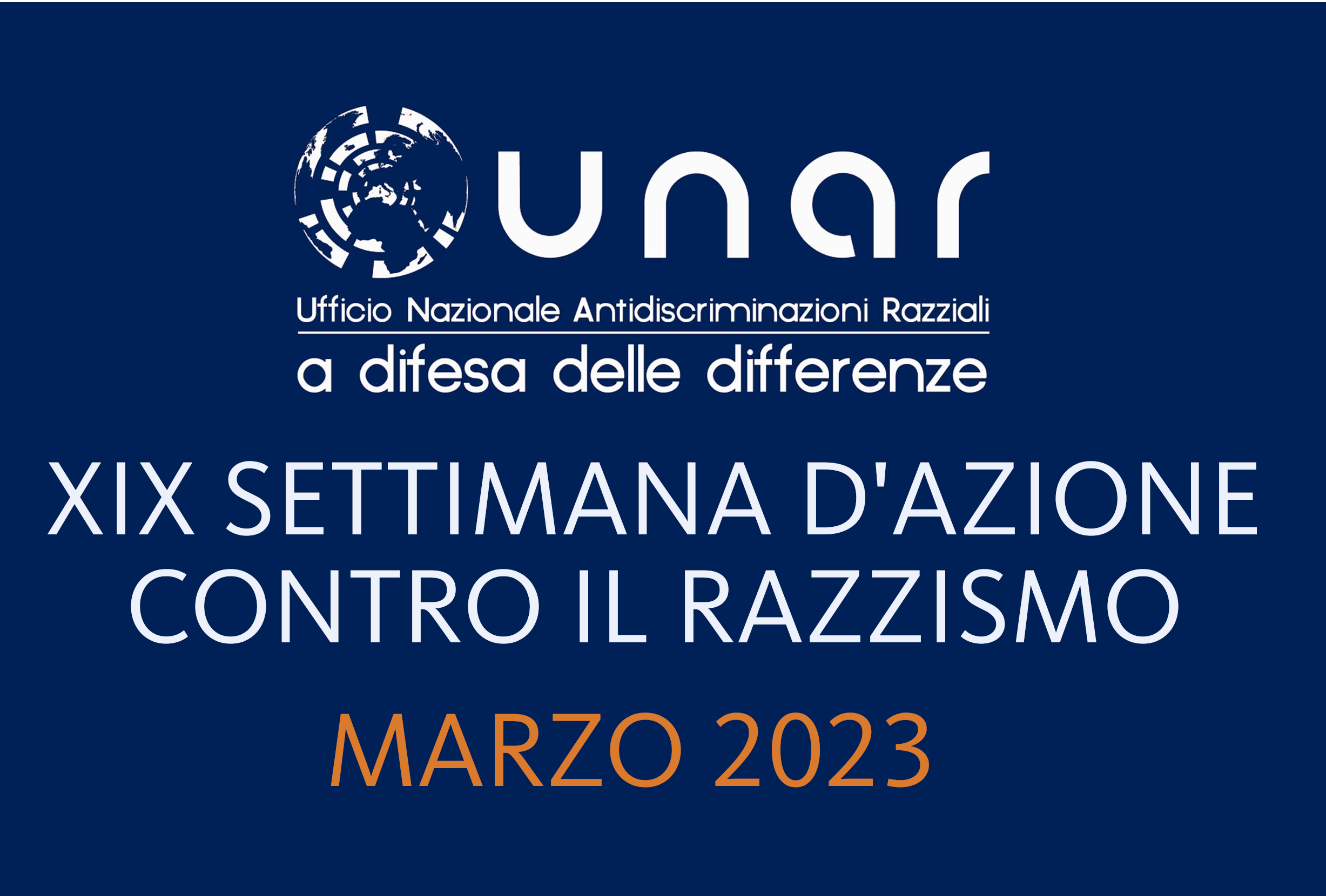 20-27 marzo 2023: XIX Settimana contro il razzismo